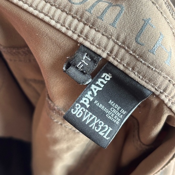 prAna Men’s Brion Pant Outdoor Stretch Cycling Size 36Wx32L - Picture 3 of 10
